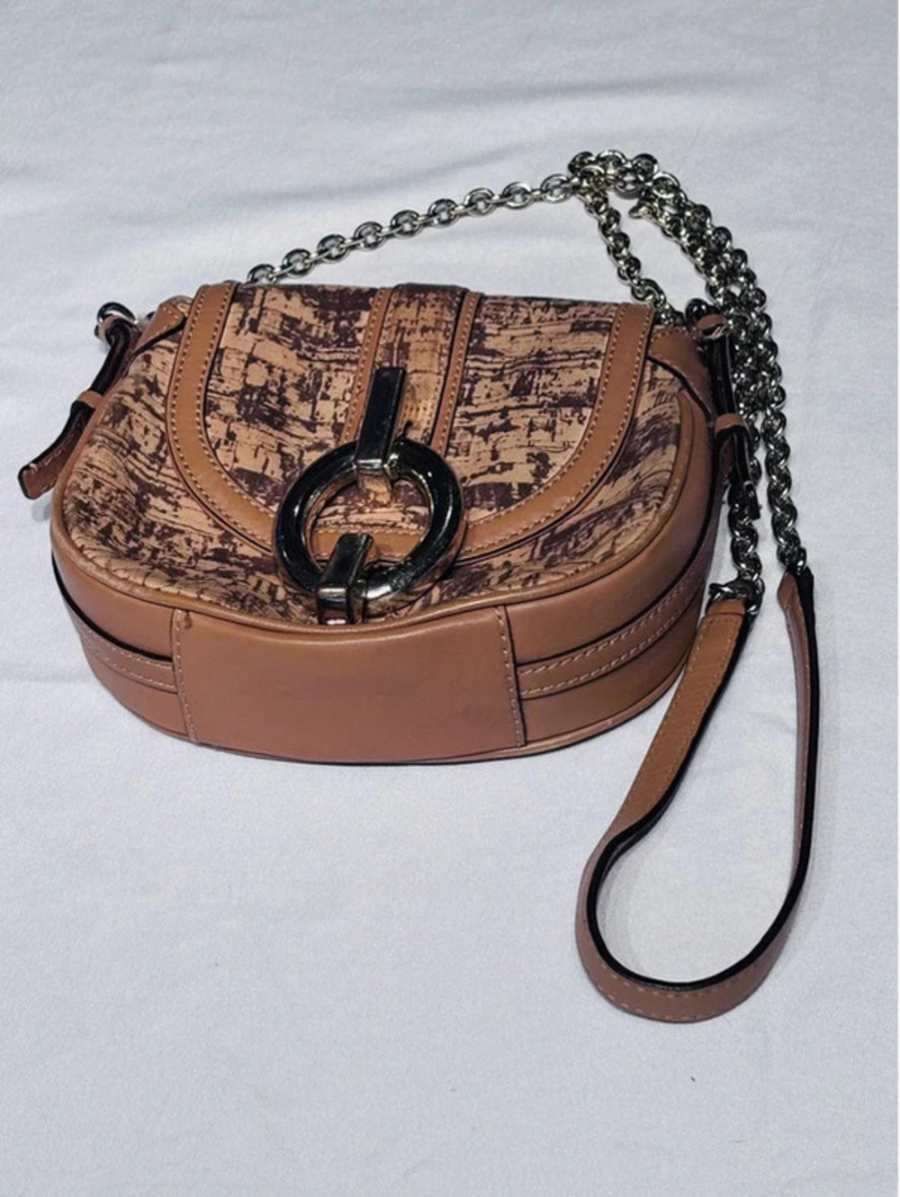 Diane von Furstenberg Sutra Mini Cork Crossbody Bag